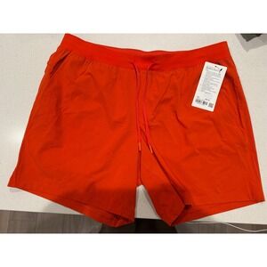 NWT Lululemon Zeroed In Short 7" LL in Orange Size XXL